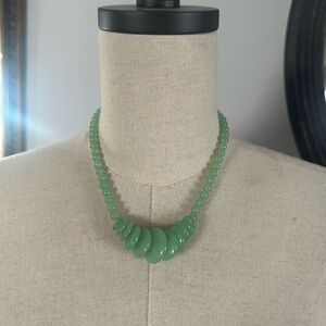 Elegant Jade Beaded Necklace